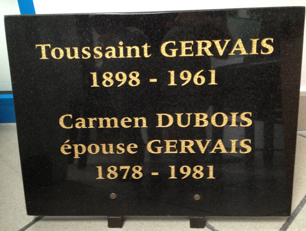 Plaques funéraires personnalisables | Pompes funèbres SARL Fauconnet Cozes Charente Maritime